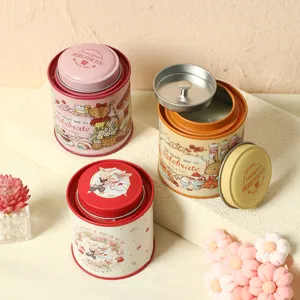 Cute rabbit scented candle jar metal tin set french wedding gift home fragrance decor