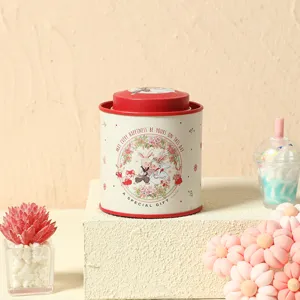 French wedding little rabbit scented candle tin jar, romantic gift for best friend and home decor.