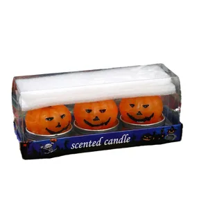 Halloween Duftkerzen Set Kürbis geformte Teelichter für gruselige Party Heim Deko