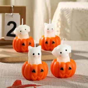 Halloween Kürbis Katze Hund Duftkerzen kreative süße festliche Party Atmosphäre Geschenk