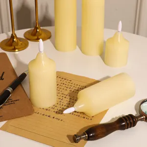 Bullet shaped paraffin LED electronic candle flameless candle for wedding birthday party decor