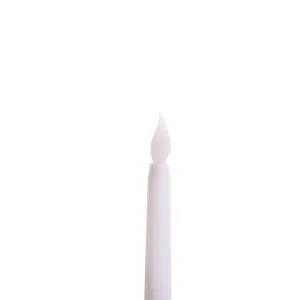 White LED long stem candle electronic simulation flameless candle decoration lamp part