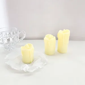 LED tear-face small candle set for wedding and birthday party decoration desktop decor