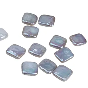 11-12mm Carré Baroque Perles Naturelles D'eau Douce Irrégulières DIY Bijoux Principal