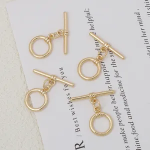 Cierres de palanca OT de metal chapado en oro para pulseras y collares de joyería DIY