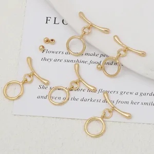 Cierres OT dorados Accesorios de joyería para pulseras y collares de bricolaje set