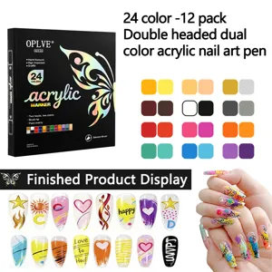 Doppelspitze Acryl Marker Stifte Doppelt Farbige Malstifte Für DIY Handwerk Zeichnung Kunstbedarf Professionelle Zeichenstifte