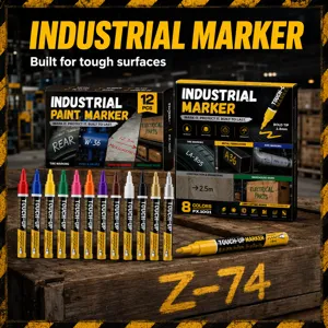 Industrial 12 colors paint marker waterproof quick dry metal tire waterproof graffiti pen set