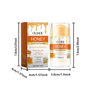 OUHOE miel manos y pies crema hidratante stick nutritiva cuidado de la piel 40g.