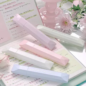 Schattige gekleurde lijmtape set voor journal, grote dubbelzijdige lijmtape voor studenten.