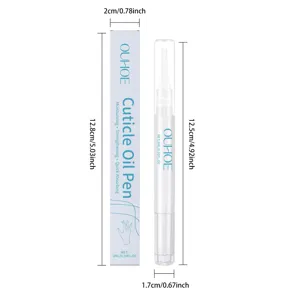 OUHOE penna olio cuticole trattamento unghie idratante nutriente 3ml con dimensioni