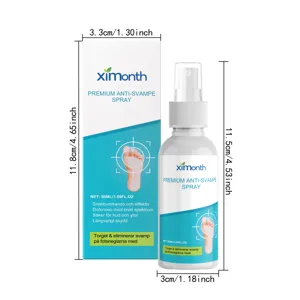 Ximonth σπρέι φροντίδας νυχιών 50ml αντιμυκητιακό σπρέι ποδιών για καθημερινή προστασία.