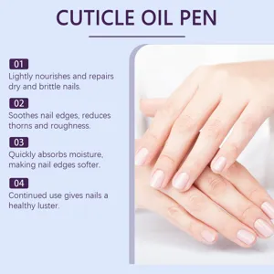 Penna olio per unghie per cura delle mani, idratazione profonda per cuticole secche.
