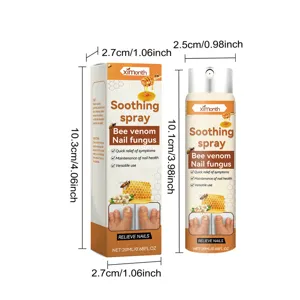 Spray de soin des ongles apaisant XIMONTH avec extrait de venin d'abeille pour des ongles.