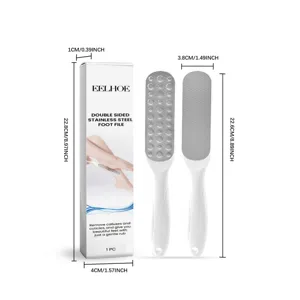 Stainless Steel Foot File Double Sided Pedicure Tool Dead Skin Remover For Feet