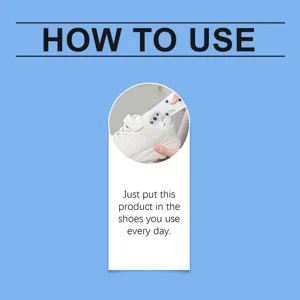 Comfortable massage shoe insoles for daily footwear, providing arch support and relief.