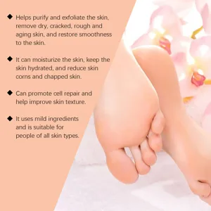 Crema para pies hidratante exfoliante suavizante nutritiva cuidado corporal 1pza