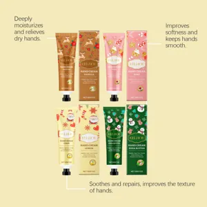 EELHOE nourishing hand cream set with plant extracts, deep moisturizing dry skin care 30g.