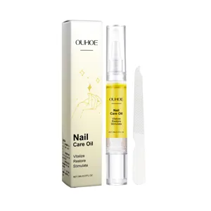 OUHOE Nagelverzorging Olie Pen en Vijl Set Voedende Nagelriem Behandeling Manicure