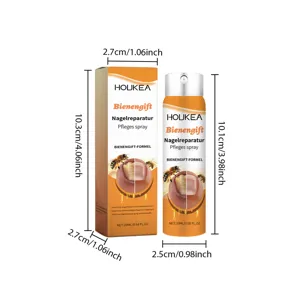 HOUKEA spray réparateur d'ongles au venin d'abeille, soin hydratant et nourrissant 20ml
