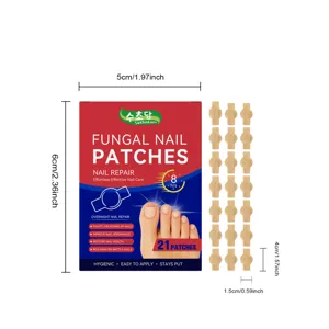 Suchodam fungal nail repair patches, 21 pieces set, easy effective nail care treatment.