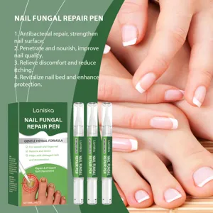 LANISKA Nail Fungal Repair Pen Set Herbal Formula Gentle Care for Fingernails and Toenails