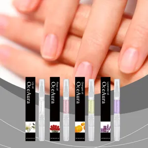 Cuticle oil pen set nourishing nail care treatment for dry skin and anti-hangnail repair.