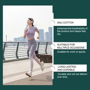 Breathable cotton insoles for running and sports, offering long-lasting comfort and durability.