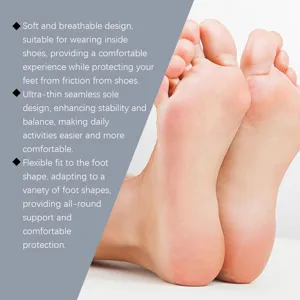 Breathable toe care device with ultra-thin seamless design for comfortable daily wear.