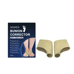 HOUKEA Bunion Corrector Soft Breathable Foot Care Sleeves Toe Straightener 1 Pair