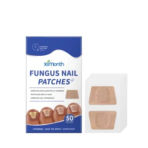 Ximonth fungus nail care patches 50pcs, overnight repair and restoration for healthy nails.
