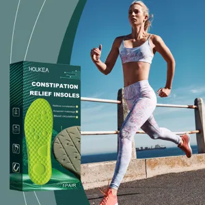 Breathable Soothing Acupoint Massage Insoles Comfortable Running Shoe Inserts Daily Walking Foot Care Pads