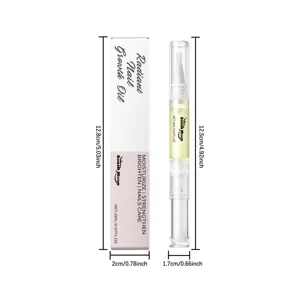 SOUTH MOON nail growth oil pen detail view showing product packaging and accurate dimensions.