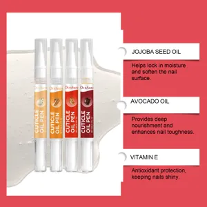 OceAura nagelriemolie pen set voor nagelvoeding met natuurlijke plantenoliën en vitamine E.