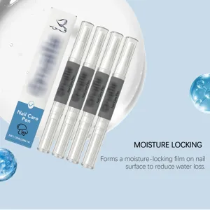 Nail care pen set with moisturizing formula for daily nail nourishment and care routine. 4pcs