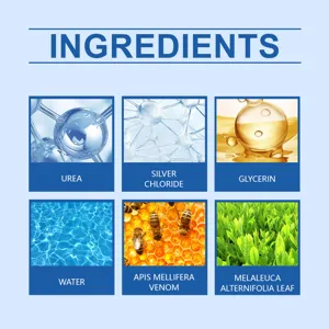 Detailed ingredient infographic highlighting active components for effective nail care.