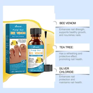 XIMONTH Fungi Out Bee Venom Nail Care Essence 15ml for nail repair and healthy growth.