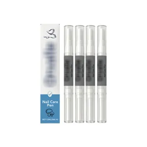 Nail care pen set for nail nourishment, cleaning and daily manicure protection, 4pcs 12ml.