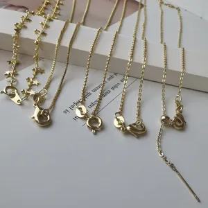 Vergoldete Halsketten Set Box Perlen Stern O Ketten Mode Schmuck Zubehör Details