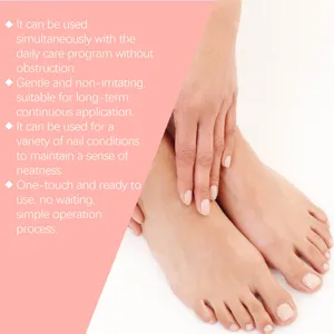 SUCHODAM nail care patch for gentle nourishment, smooth and bright nails, detail view.
