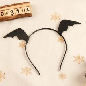 Halloween Bat Wing Headband Black Hair Hoop Festival Party Costume Hair Accessories for Girls