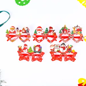 Weihnachtliche Cartoon Brille Kinder Party Foto Requisiten Deko Zubehör Geschenke Rahmen