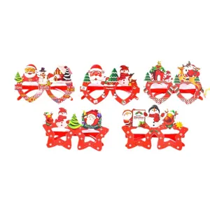Weihnachts Party Brille für Kinder, lustige Nikolaus Schneemann Foto Requisiten.
