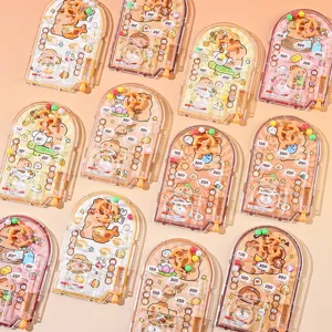 Mini juguetes de juego de laberinto de pinball de dibujos