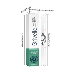 Nagelverzorging olie pen detailweergave, draaibare applicator met een beschermdoos.