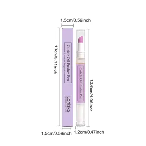 LANISKA Lavender Cuticle Oil Pusher Pen 2ml nourishing nail care pen for daily manicure.