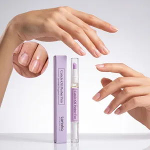 Loniska cuticle oil pusher pen for nail care, lavender moisturizing portable nail pen.
