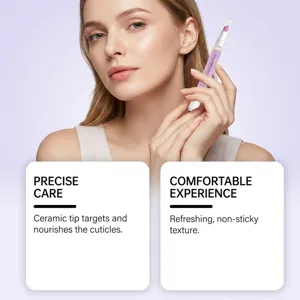 EELHOE Cuticle Oil Pen Nail Care Nourishing Treatment Pen with Ceramic Tip for Dry Nails.