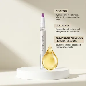 Penna spingi-cuticole di dettaglio con olio di jojoba, glicerina e pantenolo.