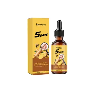 Nymixa Turmeric Bee Nail Essence Serum 30ml 1fl oz for nail care and repairing 5 days use.